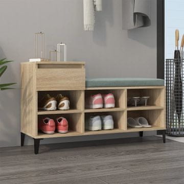 Vidaxl Ormarić za cipele Sonoma hrast 102x36x60 cm