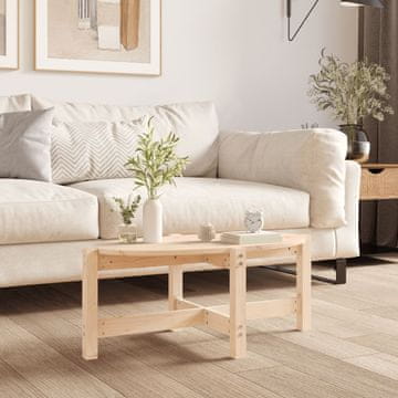 Vidaxl Klub stolić, 87x48x35 cm, masivni borov drvo