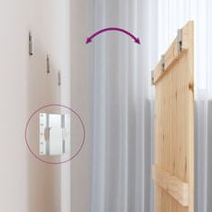 Vidaxl Zidno uzglavlje 140x3x90 cm od masivne borovine