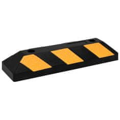 Vidaxl Reflektirajući rubnici za parkiranje 2 kom 56x15x10 cm gumeni