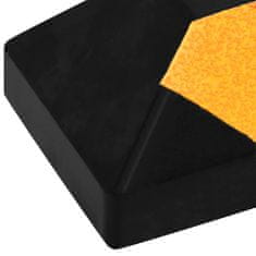 Vidaxl Reflektirajući rubnici za parkiranje 2 kom 56x15x10 cm gumeni