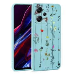 Tech-protect Mood maska za Xiaomi Redmi Note 12 5G / Poco X5 5G, garden blue