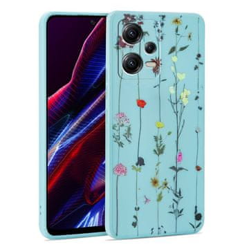 Tech-protect Mood maska za Xiaomi Redmi Note 12 5G / Poco X5 5G, garden blue