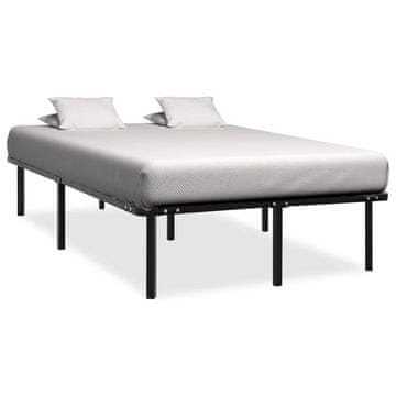 Vidaxl Okvir za krevet Crni metal 120 x 200 cm