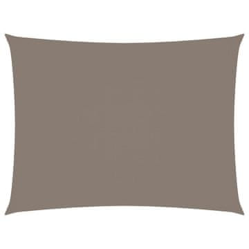 Vidaxl Jedro protiv sunca od tkanine pravokutno 4 x 6 m smeđe-sivo