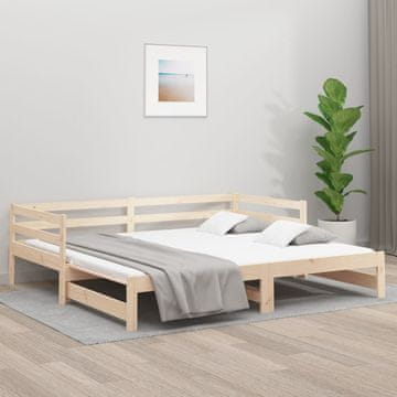 Vidaxl Krevet na izvlačenje bez madraca, 80x200 cm