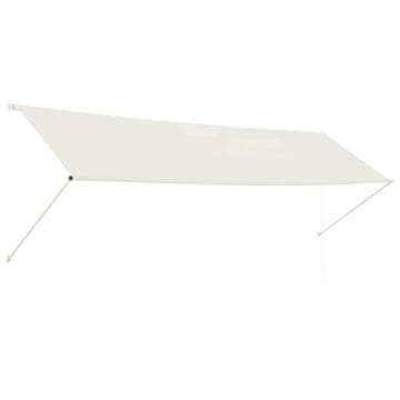 Vidaxl Tenda na uvlačenje 400 x 150 cm krem
