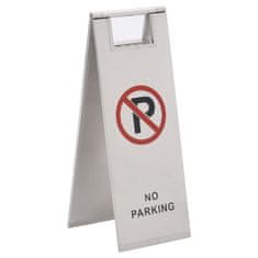 Vidaxl Sklopivi znak za parking od nehrđajućeg čelika