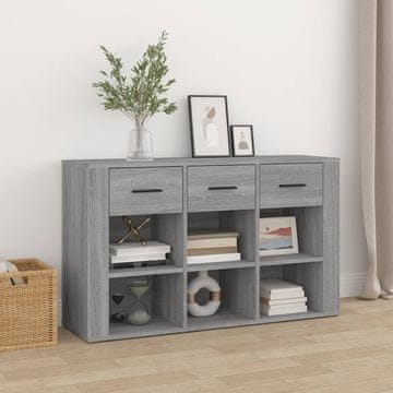 Vidaxl Ormarić, sivi hrast sonoma 100x30x59,5 cm, materijal na bazi drva