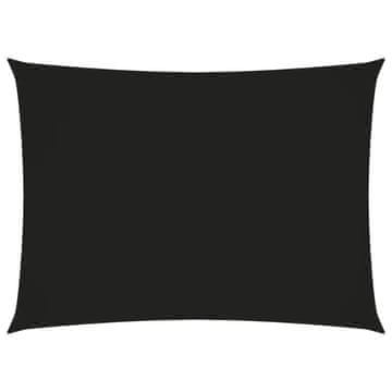Vidaxl Jedro protiv sunca od tkanine Oxford pravokutno 3 x 4,5 m crno