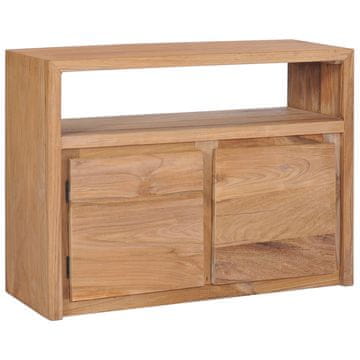 Vidaxl Ormarić 80x30x60 cm Masivno tikovino drvo