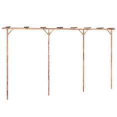 Vidaxl Bambusova pergola, 385 x 40 x 205 cm
