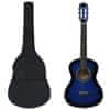 Vidaxl 8-dijelni set za učenje sviranja klasične gitare, 1/2" (100 cm), 34" (81 cm)