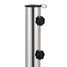 Vidaxl Granitna podloga za suncobran 30 kg okrugla siva