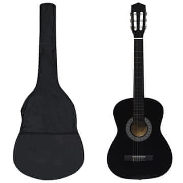 Vidaxl 8-dijelni set za učenje sviranja klasične gitare, 3/4 (36")