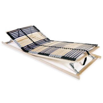Vidaxl Okvir kreveta s 42 letvice, 7 zona, 90 x 200 cm