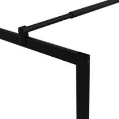 Vidaxl Pregrada za tuširanje od kaljenog stakla crna 90 x 195 cm