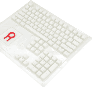 Redragon Scarab A130 set poluprozirnih mehaničkih tipki, 104 tipke, bijeli