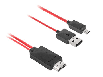 Cabletech HDMI kabel MHL na micro USB M. i USB M.. za telefone, 1,5m