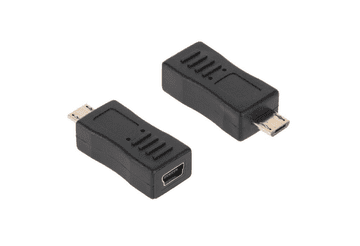 Cabletech USB adapter USB Mini Ž. - USB Micro M.