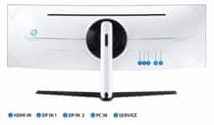 Samsung Odyssey G9 C49G95TSSP monitor, 124,46 cm (49), DQHD, VA, zakrivljen (LC49G95TSSPXEN)