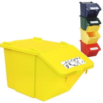 Meva Dvoslojni kontejner za sortiranje otpada - žuti 45L