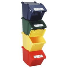 Meva KONTEJNER ZA ODVOJENI OTPAD, VIŠESKLADIŠNI, MODULARNI, PLAVI 45L