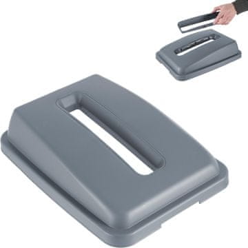 Poklopac s pravokutnim otvorom za košaru od 60 l