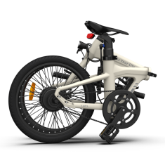 A DECE OASIS A20 Air Smart električni bicikl, sklopivi, boja slonovače