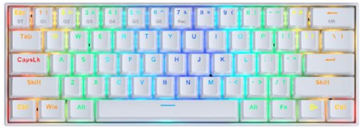 Redragon Draconic K530RGB PRO tipkovnica, mehanička, bežična, bijela