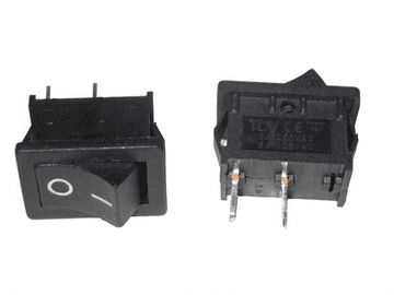 Kemot Prekidač 0-1 220V/3A crno