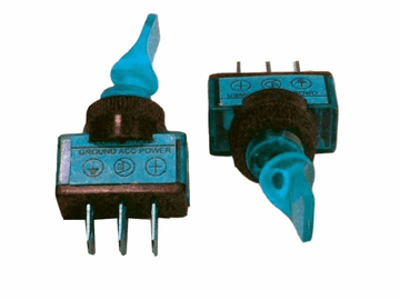 Kemot Prebacite 0-1 12V/20A plava sa svjetlom, 3- PIN