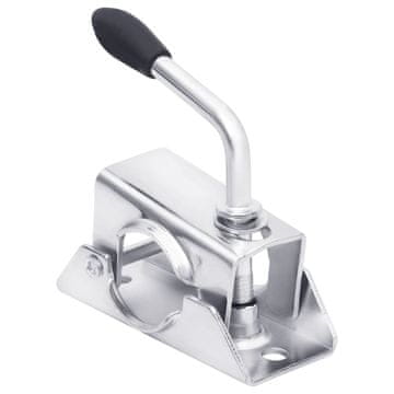 Vidaxl Stezaljka za potporni kotač 13,5 x 6,5 x 14 cm pocinčani čelik