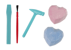 slomart DIY Set Sirena Ljubičasta: Blaga i Iskopavanja LEAN TOYS