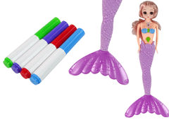 slomart DIY Set Sirena Ljubičasta: Blaga i Iskopavanja LEAN TOYS