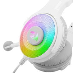 Redragon Pandora H350W slušalice, RGB, bijela