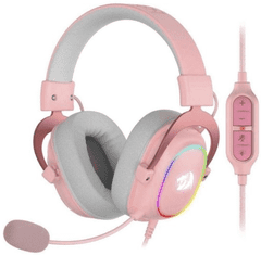 Redragon Zeus-X slušalice s mikrofonom, roza