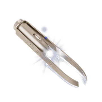 Out of The blue Pinceta od nehrđajućeg čelika s LED svjetlom