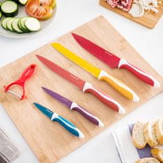 InnovaGoods Set Keramičkih Noževa i Ljuštilica Knoolvs c 6 Dijelovi
