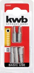 KWB set šesterokutnih nastavaka, 25 mm, 3-8 mm, 5/1 (49120440)