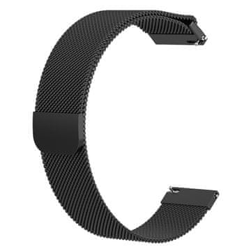 BStrap Milanese remen za Garmin Venu 2 Plus, black