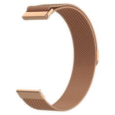 BStrap Milanese remen za Garmin Venu 2 Plus, rose gold