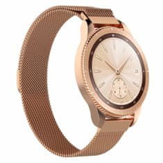 BStrap Milanese remen za Garmin Venu 2 Plus, rose gold