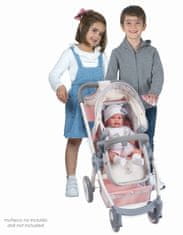 DeCuevas 80586 3 u 1 sklopiva kolica za lutke s torbom FUNNY 2023 - 70 cm