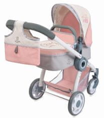 DeCuevas 80586 3 u 1 sklopiva kolica za lutke s torbom FUNNY 2023 - 70 cm
