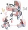 80586 3 u 1 sklopiva kolica za lutke s torbom FUNNY 2023 - 70 cm