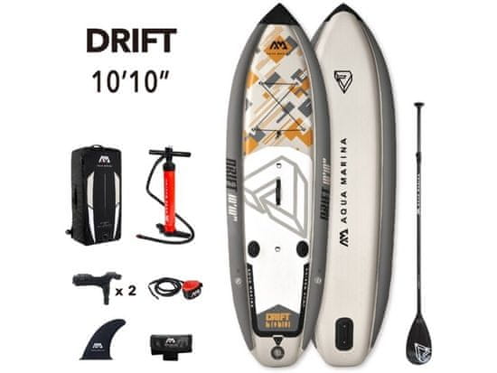 Aqua Marina Drift Fishing iSUP, s veslom, 10.10x38x6