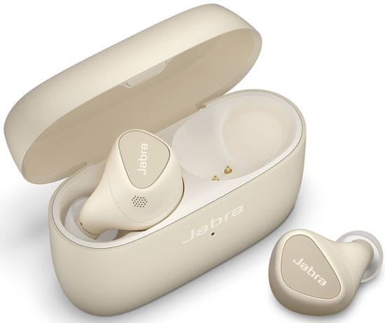 Jabra Elite 5 slušalice, zlatno bež (Gold Beige) (100-99181001-60)