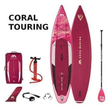 Aqua Marina BT-22COP Coral Touring SUP, na napuhavanje, 11.6x31x6