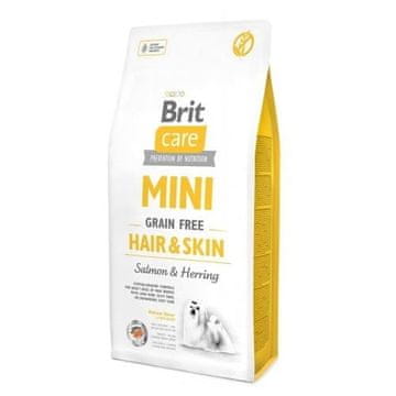 Brit Care Dog Mini hrana bez žitarica s dlakom i kožom, losos 400 g